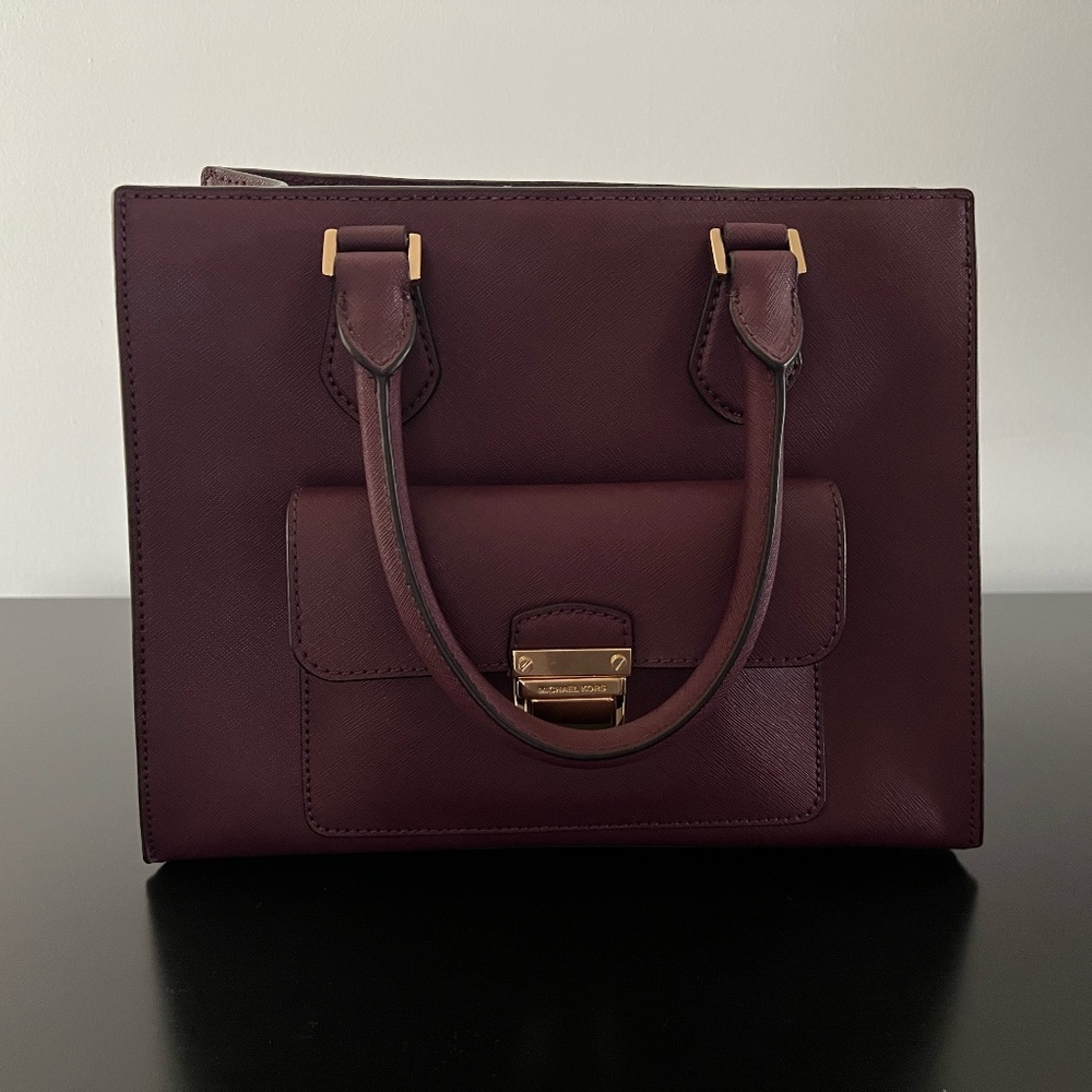 Michael Kors Dark Purple Handbag